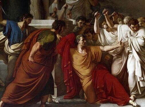 Le général romain Jules César était une figure célèbre de l'histoire du monde antique assassiné