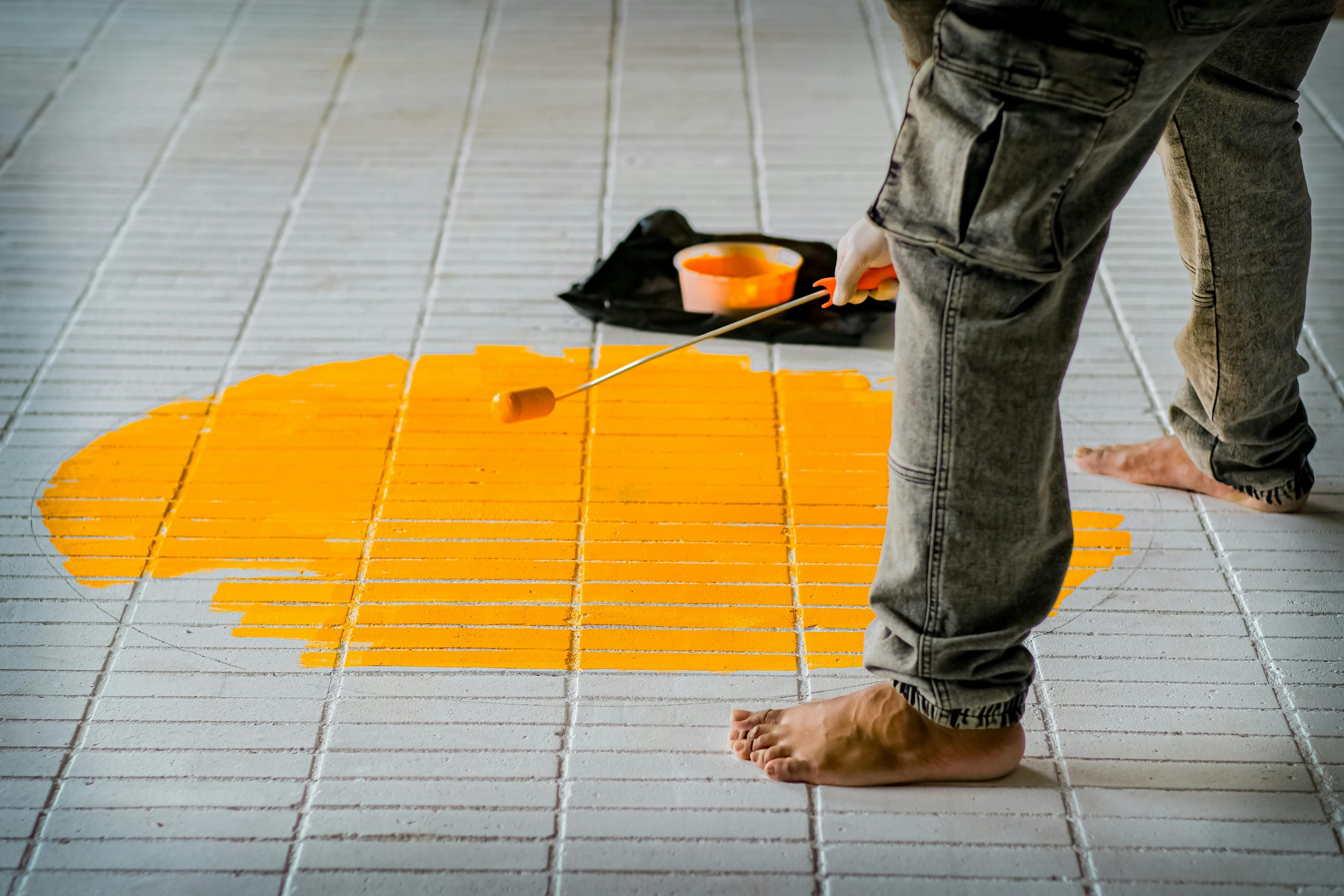 Types de peinture pour tuiles